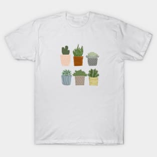 Six Succulents T-Shirt